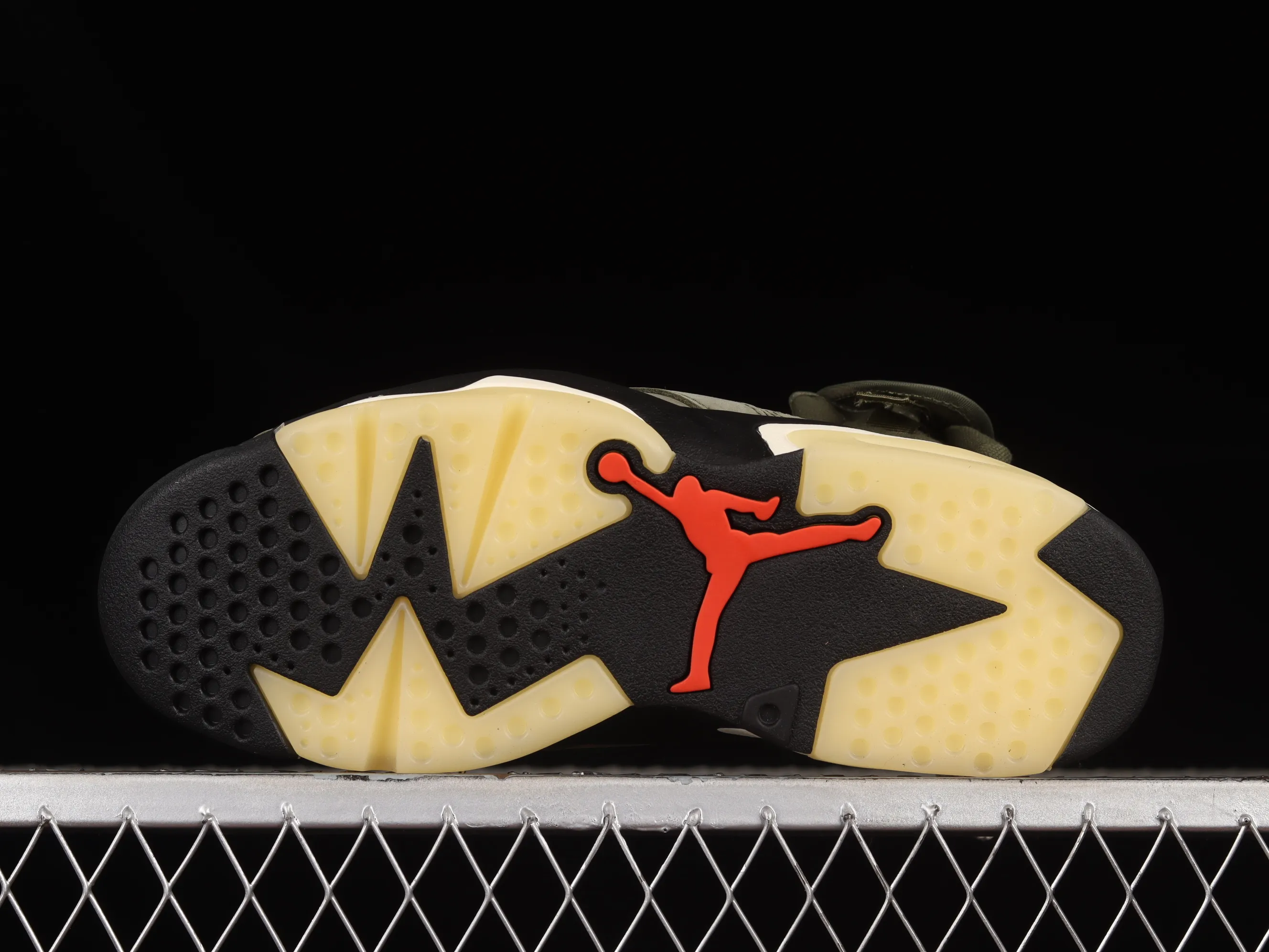 All Categories Air Jordan Jordan Series Basketball Shoes Air Jordan 6 LJR Version Travis Scott x Air Jordan 6 AJ6 TS Joint Pocket Army Green Basketball Shoes CN1084-200